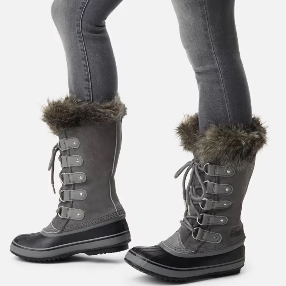 Sorel Joan of Arctic Suede & Leather Waterproof Snow Boots